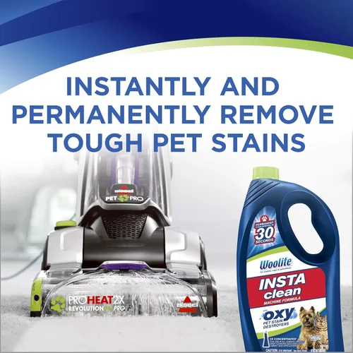 Vista 2 de Bissell Woolite InstaClean Pet Fórmula de máquina de tamaño completo, 32 onzas, 20581