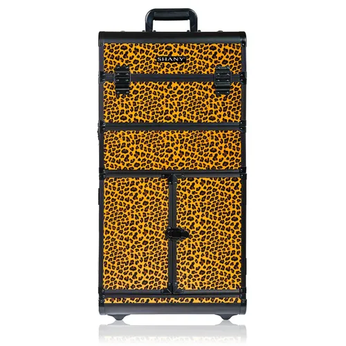 Vista 12 de Shany Rebel Series Pro Artistas de maquillaje Rolling tren y Trolley Case