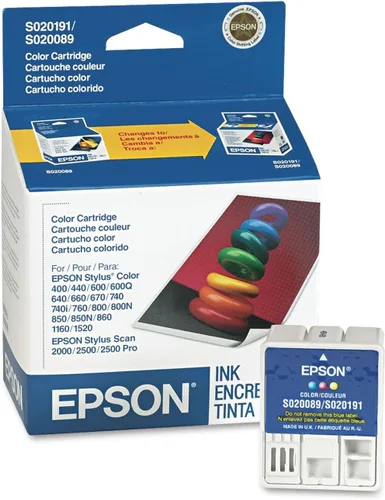 Epson Cartucho de inyección de tinta Color S191089S020191S020089