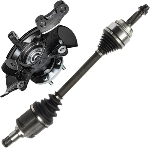 Vista 66 de Detroit Axle - Ejes CV delanteros para Chevy Trailblazer EXT Buick Rainier GMC Envoy XL XUV Olds Bravada Isuzu Ascender Saab 9-7x, 2003 2004 2005