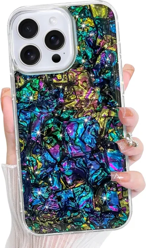 Vista 15 de Bonoma for iPhone 17 Pro Max Case 2025 Bling Crystal -Glitter Crystal Brillantina Cristal