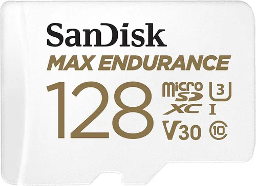 Vista 3 de SanDisk MAX Endurance - Tarjeta MicroSD de 128 GB (paquete de 2) para cámaras de seguridad para el hogar y cámaras de tablero (SDSQQVR-128G-GN6IA)