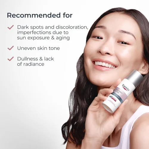 Vista 9 de Eucerin Crema nocturna de tono radiante, corrector de manchas oscuras con tiamidol, hidratante nocturno para cara ayuda a reducir visiblemente