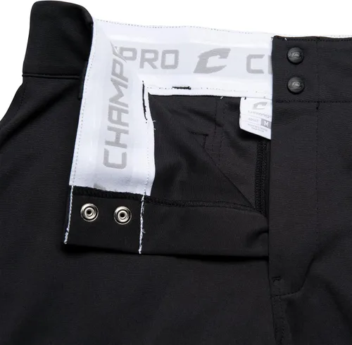 Vista 5 de Champro - Pantalones de béisbol tradicionales para niños, hasta la rodilla, estilo braguita