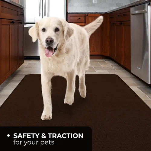 Vista 6 de House, Home and More Alfombra antideslizante - Marrón chocolate - 4 pies x 27 pulgadas