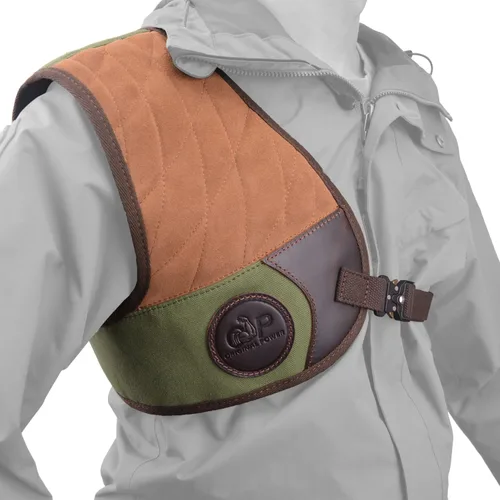 Vista 16 de WAYNE'S DOG Escudos de retroceso de lona de cuero con construcción duradera, ajuste sólido y acolchado para rango, tiro, caza