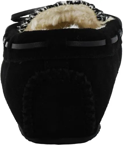Vista 3 de Minnetonka - Pantuflas Cally de pelo sintético para mujer