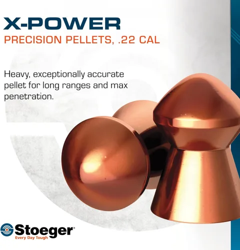 Vista 8 de Stoeger Rifle de Aire XM1 PCP + Mira - Calibre .22 - Realtree Edge con Perdigones de Punta X-Power Dome