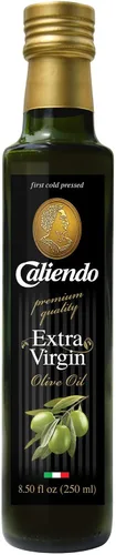 Vista 3 de Caliendo Aceite de oliva virgen extra premium, auténtico sabor de cuerpo completo, botella de 8.5 onzas líquidas, paquete de 6