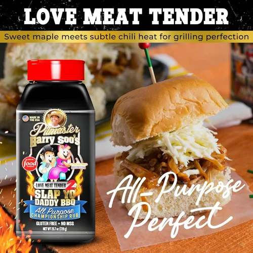 Vista 6 de Slap Yo Daddy BBQ Rub Seasoning, California Style Santa María – Condimento de Santa María galardonado de PItmaster Harry Soo – Savory SPG Rub