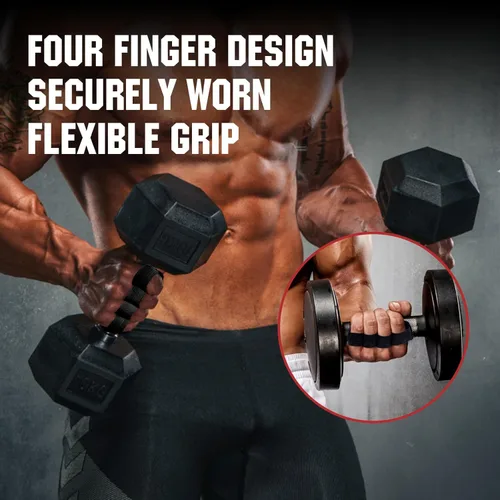 Vista 6 de TEAWOO Anti-Slip Workout Grips, Ergonomic Palm Protection for Weight Lifting, Pull-Ups & Gym Training