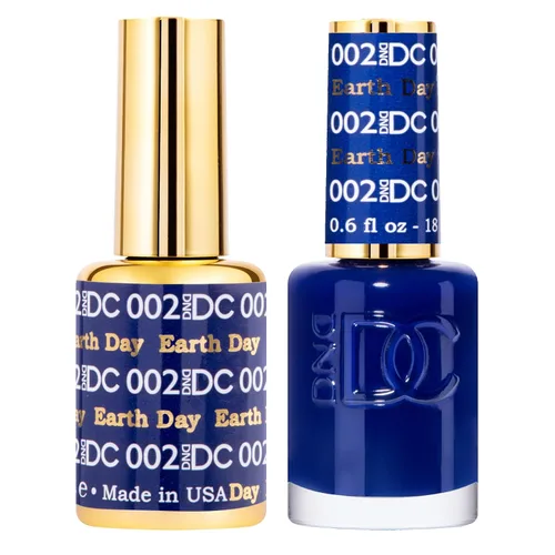 Vista 13 de DND - Juego de esmaltes de gel DC, colección azul, esmalte de gel UV/LED y esmalte de uñas secado al aire, dúo de esmalte a juego sin astillas, 0.5