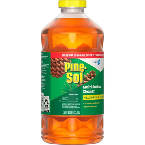 Vista 11 de CloroxPro Pine-Sol Limpiador multisuperficie, limpiador multiusos, pino original, 80 onzas líquidas (el paquete puede variar)