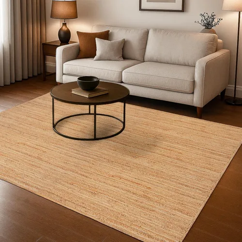 Vista 24 de Hausattire Alfombra Trenzada Bohemia de 2'x3' - Multicolor, Alfombras Pequeñas de Yute y Algodón Estilo Granja para Entrada, Sala