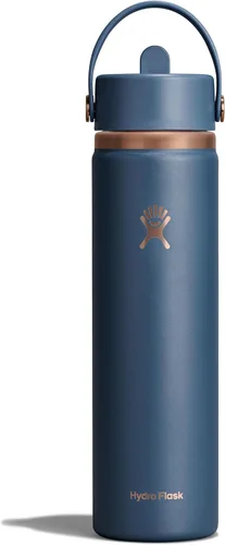 Vista 99 de Hydro Flask Botella de agua – Acero inoxidable aislado – Tapa flexible con popote de boca ancha, antiderrames, a prueba de fugas y recargable