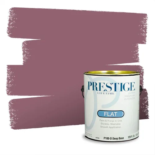 Vista 342 de Prestige Paints Pintura exterior e imprimación en uno, 1 galón, plano, coincidencia comparable de Valspar* Amber Rose*