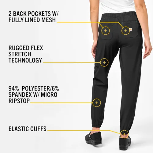 Vista 4 de Carhartt Pantalón deportivo de ajuste moderno para mujer