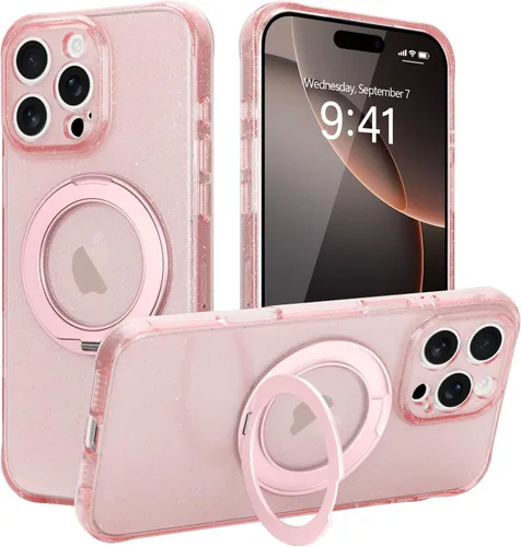 Vista 23 de Funda para iPhone 16 Pro Max, compatible con Magsafe, color negro