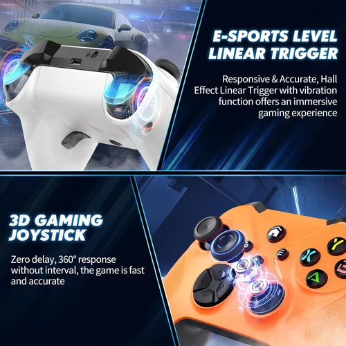 Vista 4 de Need to Upgrade Wireless Controller for Xbox, 2 Pack Game Controllers for Xbox One, Xbox Series XS, Xbox One XS, iOS, Android Windows PC Gamepad