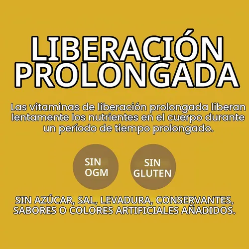 Vista 6 de 21st Century B 50 tabletas complejas de liberación prolongada, 60 unidades (paquete de 1)