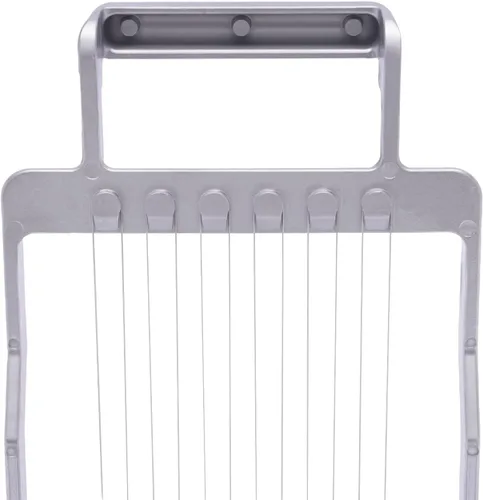 Vista 4 de Herramientas de corte de mantequilla de queso de acero inoxidable, cortador de queso comercial con línea de escala de rejilla transparente, cortador