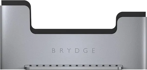 Vista 4 de Brydge Soporte para portátil que ahorra espacio Estación de acoplamiento vertical compatible con MacBook Pro de 15 pulgadas (2016-2019), 2 puertos