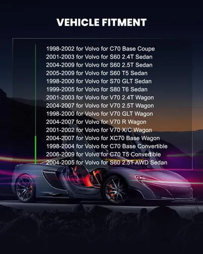 Vista 3 de SCITOO Inyectores de combustible de 4 agujeros Compatibles con 2006-2009 para Volvo para C70 2.5L, 2001-2003 2005-2009 para Volvo para S60 2.4L