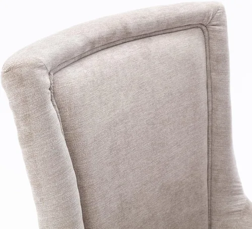 Vista 7 de Dining Chairs and Table & Chair Sets, Ultra Side Dining Chair with Thickened Fabric Upholstery and Solid Wood Legs, Bronze Nail Head Accents, Set of