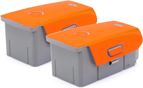 Vista 11 de Wrapgrade Funda compatible con DJI Mavic Air 2 y Air 2S 2 baterías (Airforce Silver)