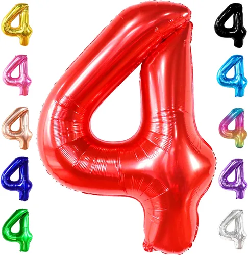 Vista 206 de KatchOn, Globo gigante de oro rosa con el número 5 de 40 pulgadas, globos de cinco globos de oro rosa con el número 5, decoraciones de cumpleaños 5