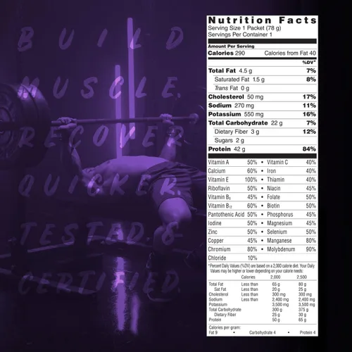 Vista 5 de Paquetes originales de batidos de proteínas múltiples EAS Myoplex., AB-146, 1, 20