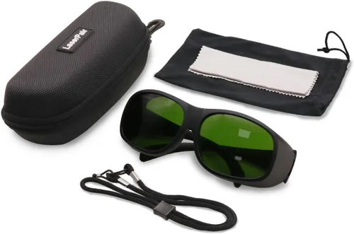 Vista 3 de LaserPair - Gafas de seguridad láser, tipo de absorción de diodo de gafas protectoras láser, Nd: yag, gafas de protección láser de 808 nm, 908 nm