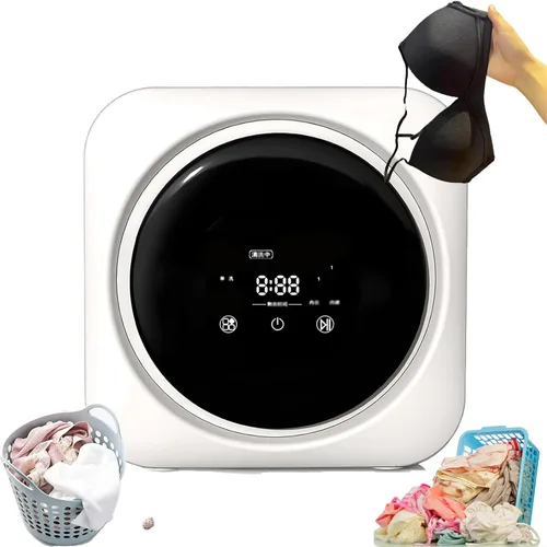 Mini lavadora, lavadora portátil y secadora, lavadora 2 en 1 para lavado de ropa interior y calcetines, para apartamentos, camping, viajes, 220