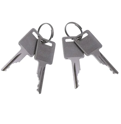 JEENDA Llaves de encendido D250 307852A1 6693241 6709527 714602 A77313 para Bobcat Case IH Minicargadora Terex Broce Genie Grove JLG Komatsu