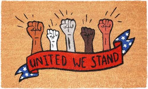 Vista 7 de Calloway Mills Democrat Donkey - Felpudo de fibra de coco con respaldo de vinilo (17 x 29 pulgadas)