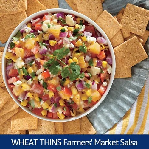 Vista 11 de Wheat Thins Snacks originales, galletas de trigo integral, galletas de aperitivos, 8.5 onzas