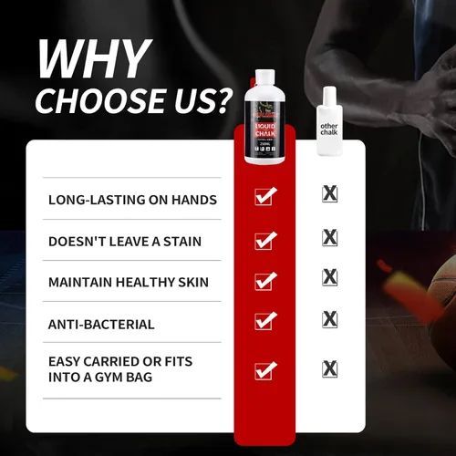 Vista 5 de Liquid Chalk, Sports Chalk, Hand Grip Chalk,Weightlifting Chalk,Gym Chalk,Work Out Chalk for Cross Training, Powerlifting,Pole Dance