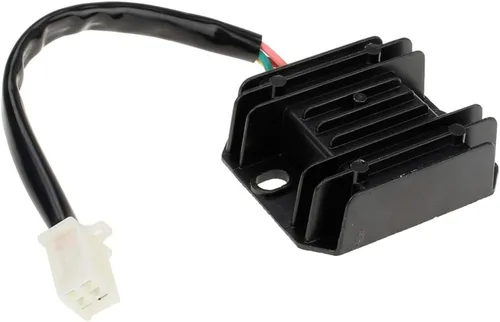 Vista 3 de HIAORS Cable de 4 pines de 12 V, regulador de voltaje, rectificador, enchufe hembra para GY6 50cc 150cc CG 125cc 150cc 200cc 250cc motocicleta