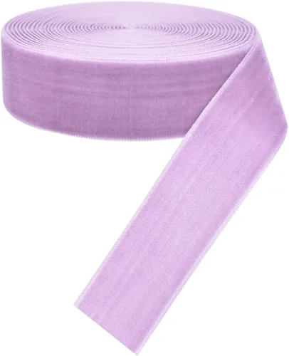 Vista 29 de Chenkou Craft 5 yardas de cinta de terciopelo para decoración navideña y embalaje artesanal