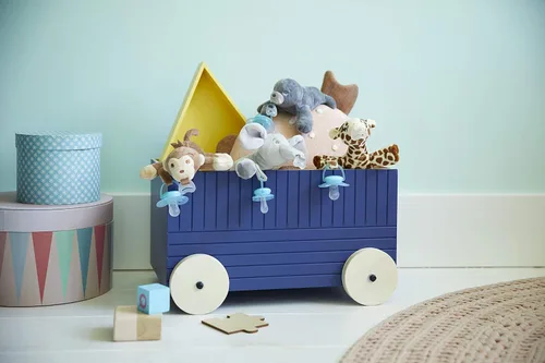 Vista 7 de Philips AVENT Soporte de Chupete Ultra Suave Snuggle con Chupete Desmontable, 0-6m, Elefante, SCF348/03