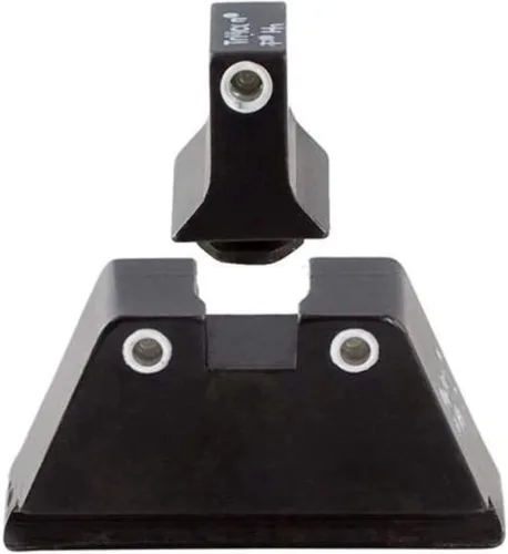 Supresor Trijicon set visión de noche contorno blanco con lámparas verdes para modelos Glock
