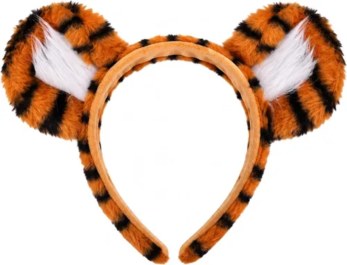 Vista 18 de KICOSY Diadema de orejas de animal de felpa, accesorios para el cabello Rana