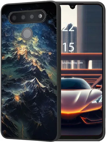 Vista 19 de Funda protectora duradera para LG Stylo 6 para LG Stylo 6 2020 6.8 pulgadas, diseño de hojas de aguacate