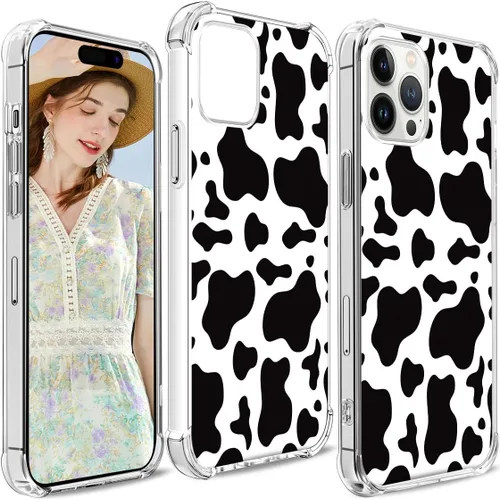Vista 67 de Funda compatible con iPhone 15 Plus, bonita funda transparente de silicona para mujer, diseño de nubes blancas