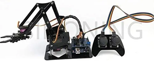 Vista 2 de Parte y accesorios 4DOF manipulador arduino brazo robótico mando a distancia ps2 mg90s SNAM1900