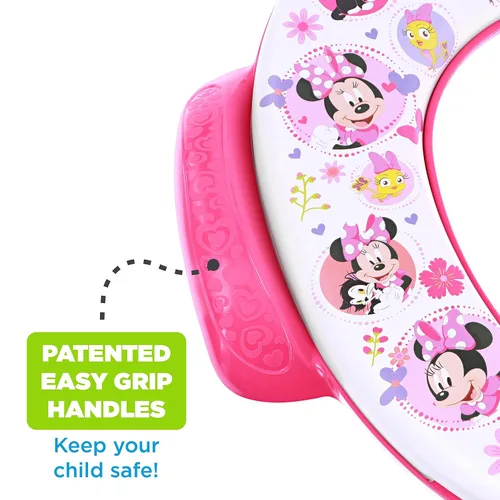 Vista 2 de Ginsey Disney Minnie Mouse - Asiento suave para ir al baño "Believe in Me