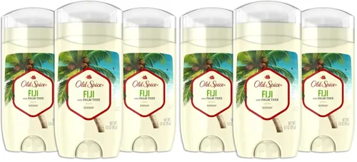 Vista 9 de Old Spice Desodorante sin aluminio para hombres, Fiji con aroma a palmera, 3.0 onzas, (paquete de 3)