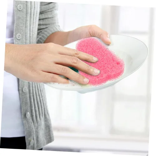 Vista 8 de Yardwe Esponja exfoliante para platos, esponja absorbente de celulosa, paño de cocina para platos, esponja de jabón, esponjas para platos de cocina