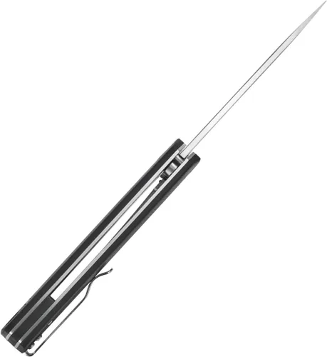 Vista 7 de Sitivien ST801 Cuchillo plegable, hoja de acero 8Cr18Mov con mango G10, cuchillo de bolsillo herramienta EDC para supervivencia al aire libre, Negro
