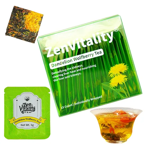 Vista 7 de ZenVitality® Bolsas de té de Wolfberry de diente de león orgánico de apoyo natural para riñón e hígado, té de desintoxicación y bienestar